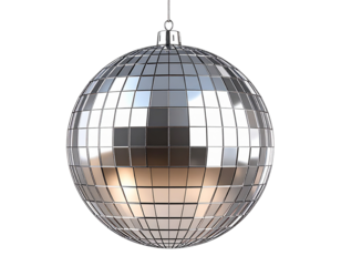  Set 3D Rendered Disco Ball Icon – Party Vibes