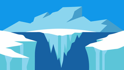 Witness the chaotic jumbled landscape of an icefall on a glacier