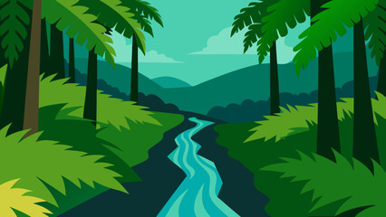 Discover a Lush Verdant Gully Filled with Giant Tree Ferns