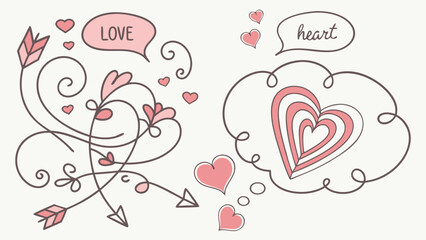 valentine card with heart