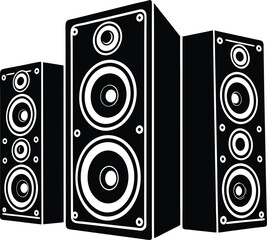  Multi-Speaker Home Theater System Vector