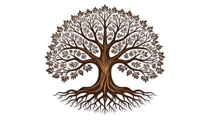Ornate tree graphic
