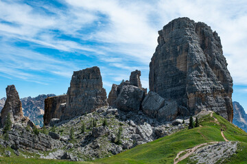 rock in the mountains