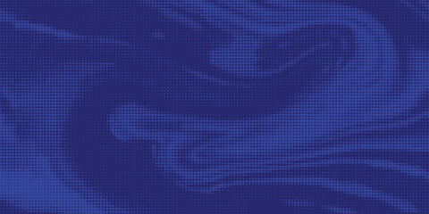 Dots halftone blue color pattern gradient texture with technology digital background. Dots pop art comics with summer background.