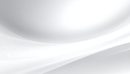 Abstract smooth flowing curves of light gray and white