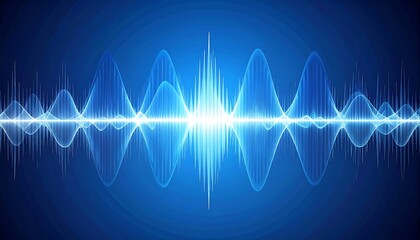 Abstract sound wave graphic