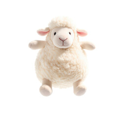 Cute fluffy sheep toy for children and collectors