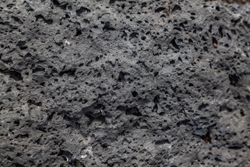 Vesicular texture. BASALT, ROCKS OF SAN FRANCISCO VOLCANIC FIELD. Bonito Lava Flow. Bonito Vista Trail, Sunset Crater Volcano National Monument, Flagstaff, Arizona
