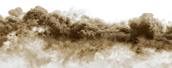 Brown, textured cloud formation