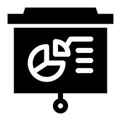 Presentation Board Chart Icon