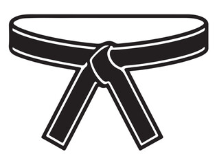 TAEKWONDO BELT SILHOUETTE