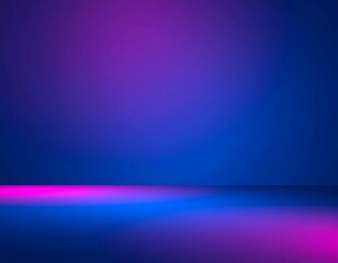 Abstract studio background with vibrant gradient colors