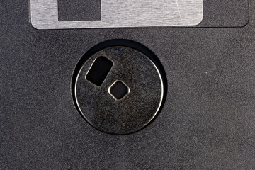 outdated floppy disks for storing digital information, flexible magnetic disk for multiple recording and storage of data that is outdated and unused