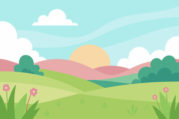 Fototapeta premium the meadow s gentle kiss