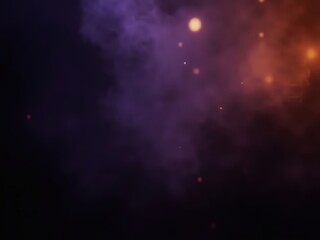 Smoky light trails and dark gradients for Halloween design