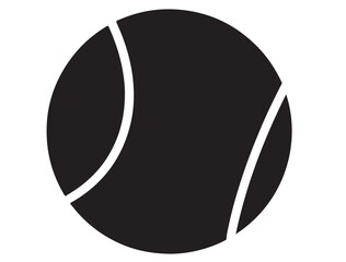 TENNIS BALL SILHOUETTE