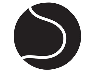 TENNIS BALL SILHOUETTE