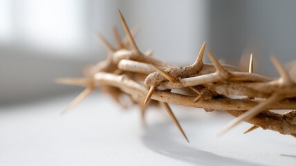 Crown of christ, evokes the suffering and sacrifice thorns jesus of a powerful symbol of christianity