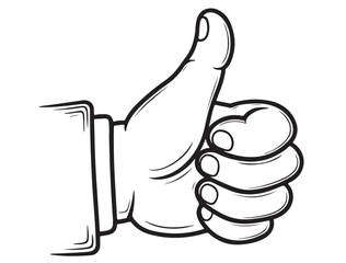 THUMBS UP SILHOUETTE