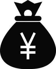 Yen Money Bag Icon