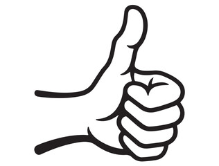 THUMBS UP SILHOUETTE