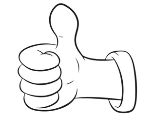 THUMBS UP SILHOUETTE