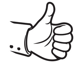 THUMBS UP SILHOUETTE
