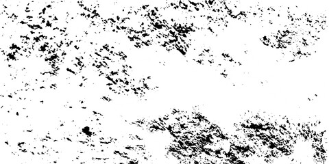 Black and white noise paper dust. Distressed Dirty rough overlay texture. Black grunge texture on transparent backdrop background. Scratches on a white background.	
