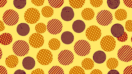 vector illustration Seamlessly patterned halftone dots and circles Abstracted backgrounds for Fashionable wrapping papers, book cover,gold, circle, artistic, elegant, graphic, luxury, magic, minimal,