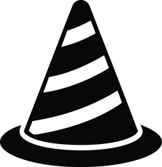 Traffic Cone Silhouette