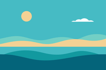 over the aqua horizon