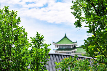 pavilion in the garden