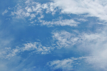 blue sky with clouds