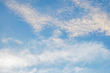 blue sky with clouds