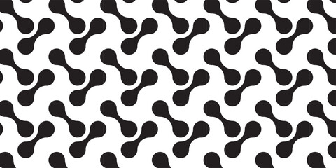 Abstract metaballs Vector illustration. Minimal circles and lines. Metaball structure.