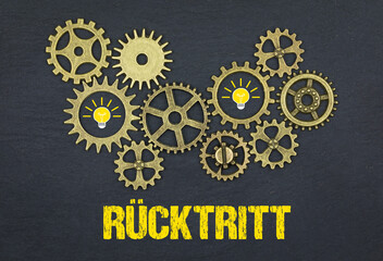 Rücktritt	
