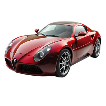 A Crimson Jewel The Alfa Romeo 8C Competiziones Elegant Design