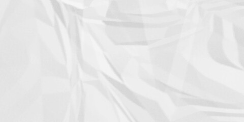 White crumpled paper Blank white crumpled and creased paper poster.	
