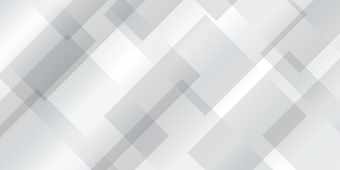 Modern Abstract white background design with layers of textured white transparent material, Minimal geometric white light background Abstract white monochrome vector. Abstract graphic Banner design.	
