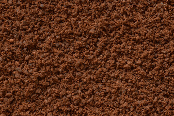 grinded coffee powder texture macro background for design