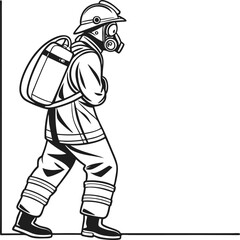 vector illustration of a hockey player