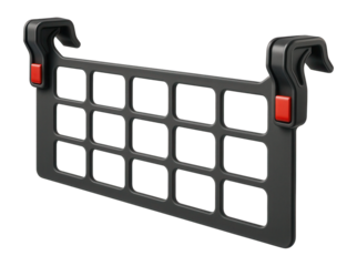 Plastic snow fence with integrated clips for easy installation on shingle roofs