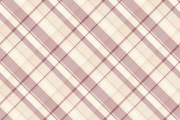Grunge check textile seamless, stationary tartan pattern vector. Stylish plaid texture background fabric in light and beige colors.