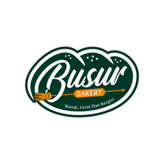 Bakery Bread Loaf Wheat Logo Design