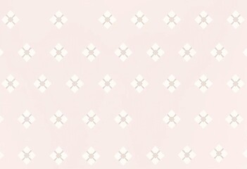 Fototapeta premium Subtle, repeating white diamond pattern on a clean background, pattern, deco