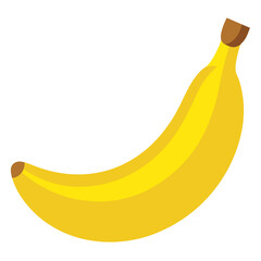 banana isolated on white background