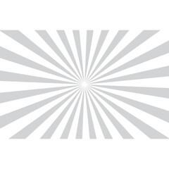 Grey and white rays background starburst abstract template vector