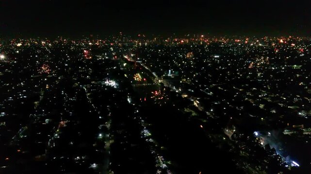 Firework on River BKT Jakarta City
