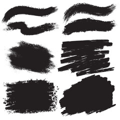 Hand-Drawn brush paint Textures grunge effect