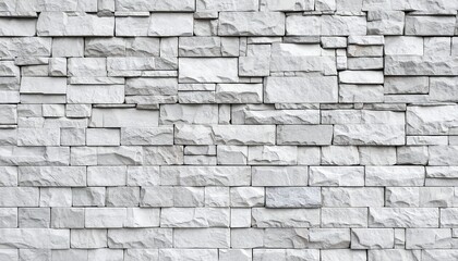 White stone wall texture